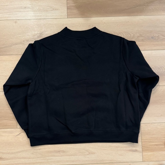 NWT PARKE Women's Black Crewneck Sweater - Picture 4 of 4